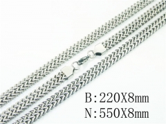 Wholesale Stainless Steel Bracelets & Necklaces Sets - HY61S0629ILL