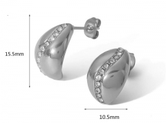 Stainless Steel Jewelry Wholesale - Stainless Steel Earrings - HY0158E0763