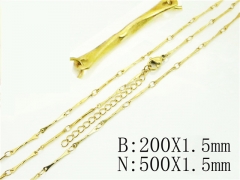 Wholesale Stainless Steel Bracelets & Necklaces Sets - HY70S0567NR