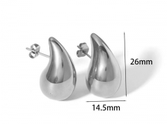Stainless Steel Jewelry Wholesale - Stainless Steel Earrings - HY0158E0016