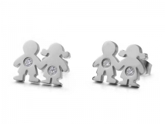 Stainless Steel Jewelry Wholesale - Stainless Steel Earrings - HY0151E0543