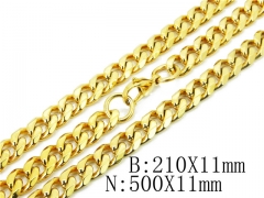 Wholesale Stainless Steel Bracelets & Necklaces Sets - HY40S0411IPL