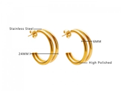 Stainless Steel Jewelry Wholesale - Stainless Steel Earrings - HY0076E0109