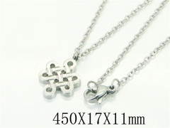 Stainless Steel Jewelry Wholesale - Stainless Steel Necklaces - HY74N0028JLW