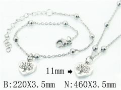 Wholesale Stainless Steel Bracelets & Necklaces Sets - HY91S1239HVV