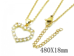 Stainless Steel Jewelry Wholesale - Stainless Steel Necklaces - HY54NE0402NL
