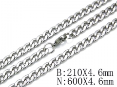 Wholesale Stainless Steel Bracelets & Necklaces Sets - HY61S0183L5