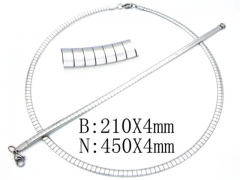 Wholesale Stainless Steel Bracelets & Necklaces Sets - HY61S0275NZ