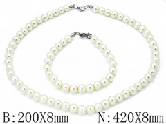 Wholesale Stainless Steel Bracelets & Necklaces Sets - HY70S00055L0