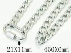 Stainless Steel Jewelry Wholesale - Stainless Steel Necklaces - HY81N0381LD