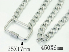 Stainless Steel Jewelry Wholesale - Stainless Steel Necklaces - HY81N0379LT