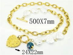 Stainless Steel Jewelry Wholesale - Stainless Steel Necklaces - HY21N0163HOW