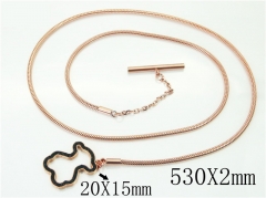 Stainless Steel Jewelry Wholesale - Stainless Steel Necklaces - HY90N0284HMD