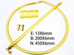 Wholesale Stainless Steel Bracelets & Necklaces Sets - HY61S0338HLX
