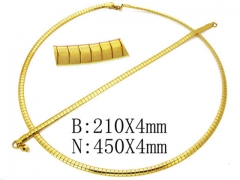 Wholesale Stainless Steel Bracelets & Necklaces Sets - HY61S0277HHZ