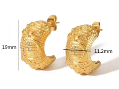 Stainless Steel Jewelry Wholesale - Stainless Steel Earrings - HY0158E0423