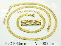 Wholesale Stainless Steel Bracelets & Necklaces Sets - HY40S0530H25