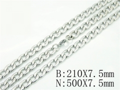 Wholesale Stainless Steel Bracelets & Necklaces Sets - HY40S0497HXX