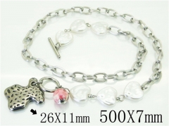 Stainless Steel Jewelry Wholesale - Stainless Steel Necklaces - HY21N0151HMG