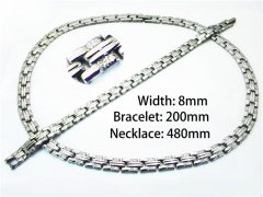 Wholesale Stainless Steel Bracelets & Necklaces Sets - HY63S0277J2