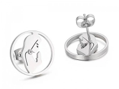 Stainless Steel Jewelry Wholesale - Stainless Steel Earrings - HY0151E0420