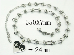 Stainless Steel Jewelry Wholesale - Stainless Steel Necklaces - HY72N0074IEE
