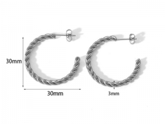 Stainless Steel Jewelry Wholesale - Stainless Steel Earrings - HY0158E0110