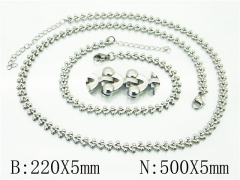 Wholesale Stainless Steel Bracelets & Necklaces Sets - HY70S0509NS