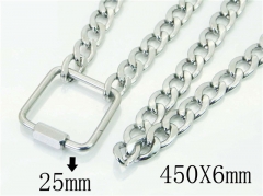 Stainless Steel Jewelry Wholesale - Stainless Steel Necklaces - HY81N0380LD