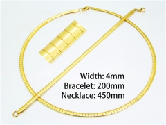 Wholesale Stainless Steel Bracelets & Necklaces Sets - HY70S0098HID