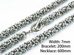 Wholesale Stainless Steel Bracelets & Necklaces Sets - HY61S0289KZZ
