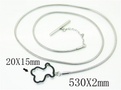 Stainless Steel Jewelry Wholesale - Stainless Steel Necklaces - HY90N0282HIF