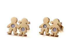 Stainless Steel Jewelry Wholesale - Stainless Steel Earrings - HY0151E0544