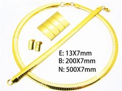 Wholesale Stainless Steel Bracelets & Necklaces Sets - HY61S0330HNO