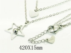 Stainless Steel Jewelry Wholesale - Stainless Steel Necklaces - HY24N0124LL