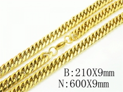 Wholesale Stainless Steel Bracelets & Necklaces Sets - HY61S0581HMR