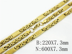 Wholesale Stainless Steel Bracelets & Necklaces Sets - HY55S0898IIX