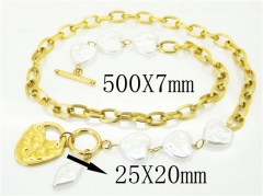 Stainless Steel Jewelry Wholesale - Stainless Steel Necklaces - HY21N0170HOE