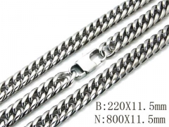 Wholesale Stainless Steel Bracelets & Necklaces Sets - HY40S0276KRQ