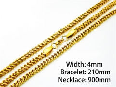 Wholesale Stainless Steel Bracelets & Necklaces Sets - HY61S0350INR