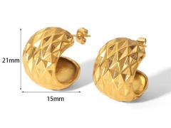 Stainless Steel Jewelry Wholesale - Stainless Steel Earrings - HY0158E0600