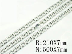 Wholesale Stainless Steel Bracelets & Necklaces Sets - HY40S0491OL