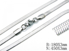 Wholesale Stainless Steel Bracelets & Necklaces Sets - HY70S0038ML