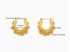Stainless Steel Jewelry Wholesale - Stainless Steel Earrings - HY0076E0106