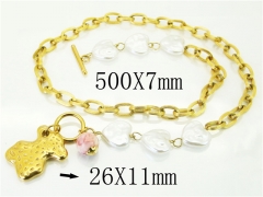 Stainless Steel Jewelry Wholesale - Stainless Steel Necklaces - HY21N0164HOD