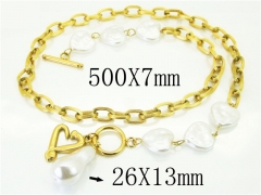 Stainless Steel Jewelry Wholesale - Stainless Steel Necklaces - HY21N0168HOZ