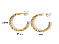 Stainless Steel Jewelry Wholesale - Stainless Steel Earrings - HY0158E0109