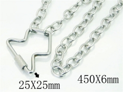 Stainless Steel Jewelry Wholesale - Stainless Steel Necklaces - HY81N0384KHT