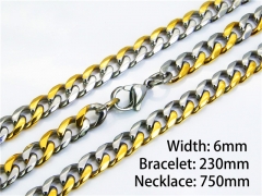 Wholesale Stainless Steel Bracelets & Necklaces Sets - HY40S0152JZL