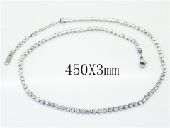 Stainless Steel Jewelry Wholesale - Stainless Steel Necklaces - HY19N0227PR